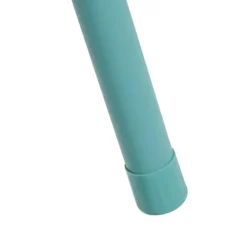 5five Stapelbaar zit krukje - metaal/polyester - blauw Clearance