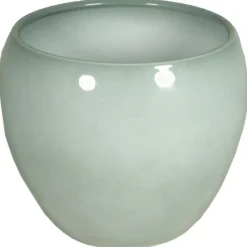 Floran Bloempot Rian - mistry groen - keramiek - 17 x 15 cm Best