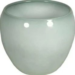 Floran Bloempot Rian - mistry groen - keramiek - 27 x 24 cm Outlet