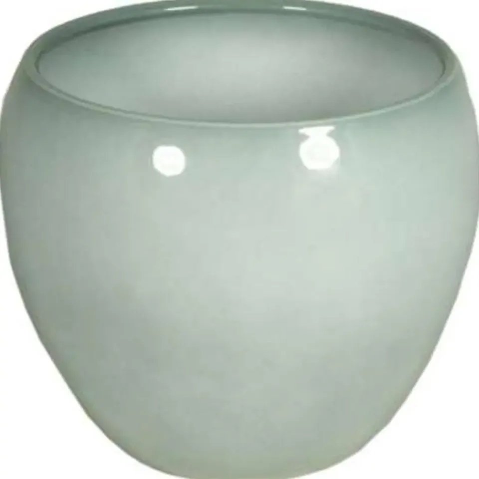 Floran Bloempot Rian - mistry groen - keramiek - 27 x 24 cm Outlet
