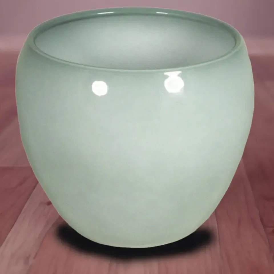 Floran Bloempot Rian - mistry groen - keramiek - 27 x 24 cm Outlet