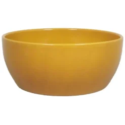 Floran Bloempot schaal - glanzend - geel - keramiek - kamerplant