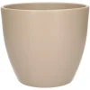 Floran Plantenpot - taupe - mat - keramiek - 19 x 17 cm New