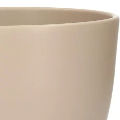 Floran Plantenpot - taupe - mat - keramiek - 19 x 17 cm New