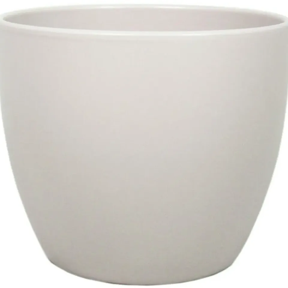 Floran Plantenpot - taupe - mat - keramiek - 32 x 27 cm Online