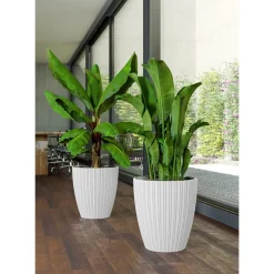 Form Plastic Plantenpot/bloempot - kunststof - zwart - 40 x 58 cm