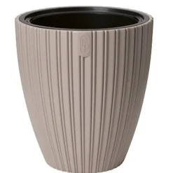 Form Plastic Plantenpot/bloempot - kunststof - taupe - 40 x 42 cm Clearance