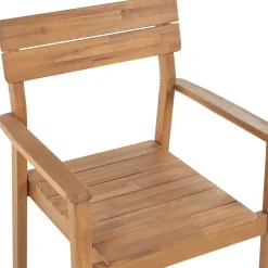 Beliani FORNELLI - Tuinset voor 6 - Lichte houtkleur - Acaciahout Clearance