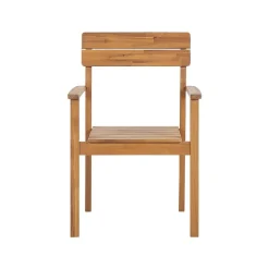 Beliani FORNELLI - Tuinset voor 6 - Lichte houtkleur - Acaciahout Clearance