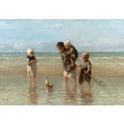 Reinders Fotobehang Israëls Kinderen der Zee - 260 x 384cm - Beige