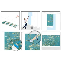 Reinders Fotobehang Van Gogh Amandelbloesem - 260 x 384cm - Blauw Outlet