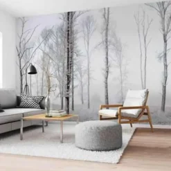Reinders Fotobehang Winters bos - 260 x 384cm - Wit New