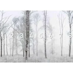 Reinders Fotobehang Winters bos - 260 x 384cm - Wit New