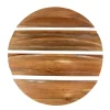 Fraaai - Aarav wandschap set van 4 rond - massief naturel Outlet