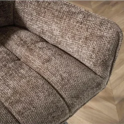 Fraaai - Diego eetkamerbank geweven 188 cm - taupe Discount