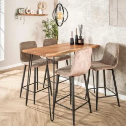 Fraaai - Freyja barstoel rib - zand Sale