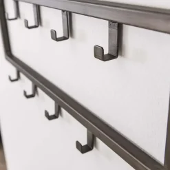 Fraaai - Kapstok industrieel 9 haken - 50 cm zwart New