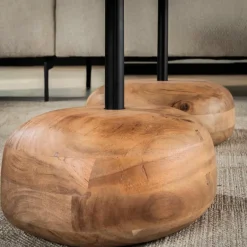 Fraaai - Nicholas salontafel set van 2 driehoekig - massief acacia New