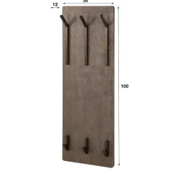 Fraaai - Nowi kapstok 2x3 haken hoog - brons antiek Best