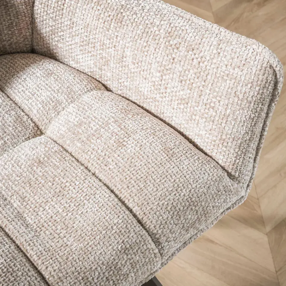 Fraaai - Ramon draaibare barstoel - 69 cm - geweven - zand Sale