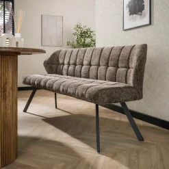 Fraaai - Ramon eetkamerbank 180 cm geweven - taupe Hot