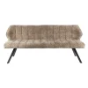 Fraaai - Ramon eetkamerbank 180 cm geweven - champagne Discount