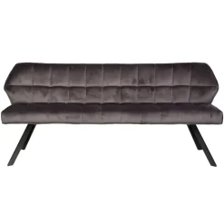Fraaai - Ramon eetkamerbank 180 cm velvet antraciet Discount
