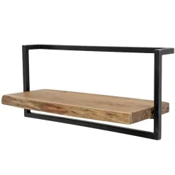 Fraaai - Woody metaal wandplank 65 cm Sale