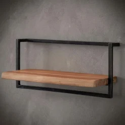 Fraaai - Woody metaal wandplank 65 cm Sale
