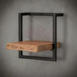 Fraaai - Woody metaal wandplank 30 cm New