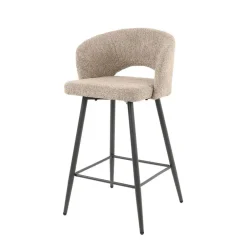 Fraaai - Zayn barstoel bouclé - zand Outlet