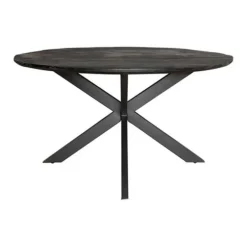 Furndea Eettafel Orianna rond - zwart 120cm New