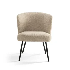 Furnihaus Fauteuil Cindy Boucle Beige Stof