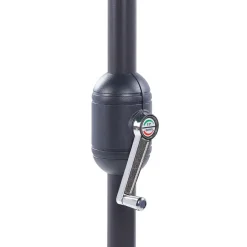 Beliani GALATI - Halfronde parasol - Groen - 270 cm - Polyester New