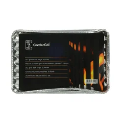 Garden Grill Aluminium Grillschaal - 3 stuks