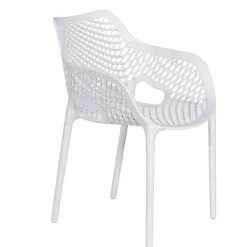 Garden Impressions Air XL kunststof tuinstoel wit Discount