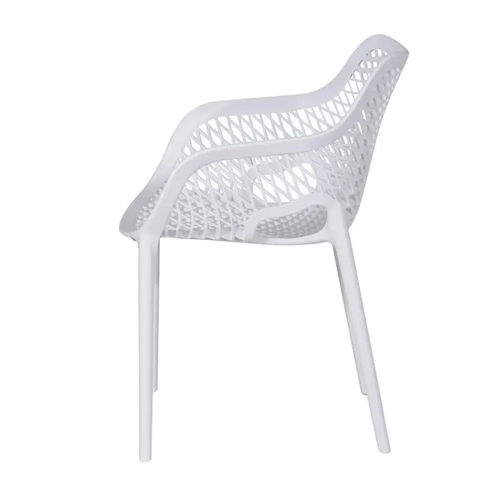 Garden Impressions Air XL kunststof tuinstoel wit Discount