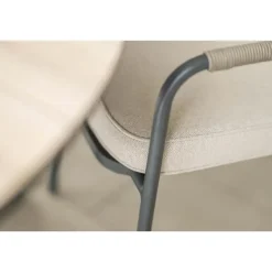 Garden Impressions Aleria tuinstoel taupe - 2 stuks Discount