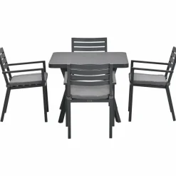 Garden Impressions Amarillo tuinset 5-delig - Mina tuintafel 90x90 cm Hot