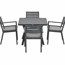 Garden Impressions Amarillo tuinset 5-delig - Mina tuintafel 90x90 cm Hot