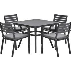 Garden Impressions Amarillo tuinset 5-delig - Mina tuintafel 90x90 cm Hot