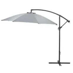 Garden Impressions Athene zweefparasol Ø300 cm - licht grijs Best