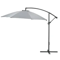 Garden Impressions Athene zweefparasol Ø300 cm - licht grijs Best