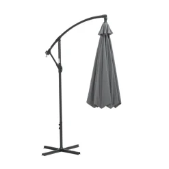 Garden Impressions Athene zweefparasol Ø300 cm - licht grijs Best