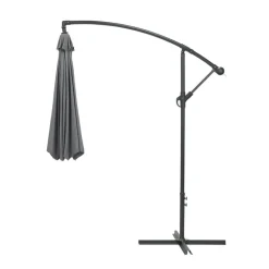 Garden Impressions Athene zweefparasol Ø300 cm - licht grijs Best