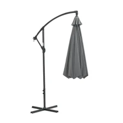 Garden Impressions Athene zweefparasol Ø300 cm - licht grijs Best