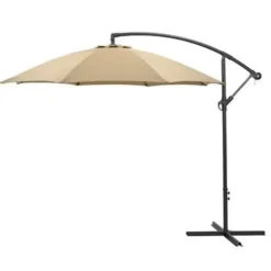Garden Impressions Athene Zweefparasol Ø300 cm taupe New