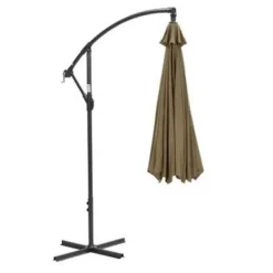Garden Impressions Athene Zweefparasol Ø300 cm taupe New