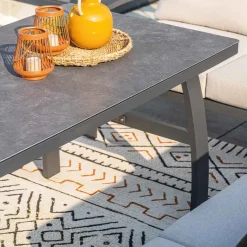 Garden Impressions Buitenkleed Malawi oker 200x290 cm Discount