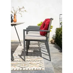 Garden Impressions Burela tuinstoel taupe - 2 stuks Hot